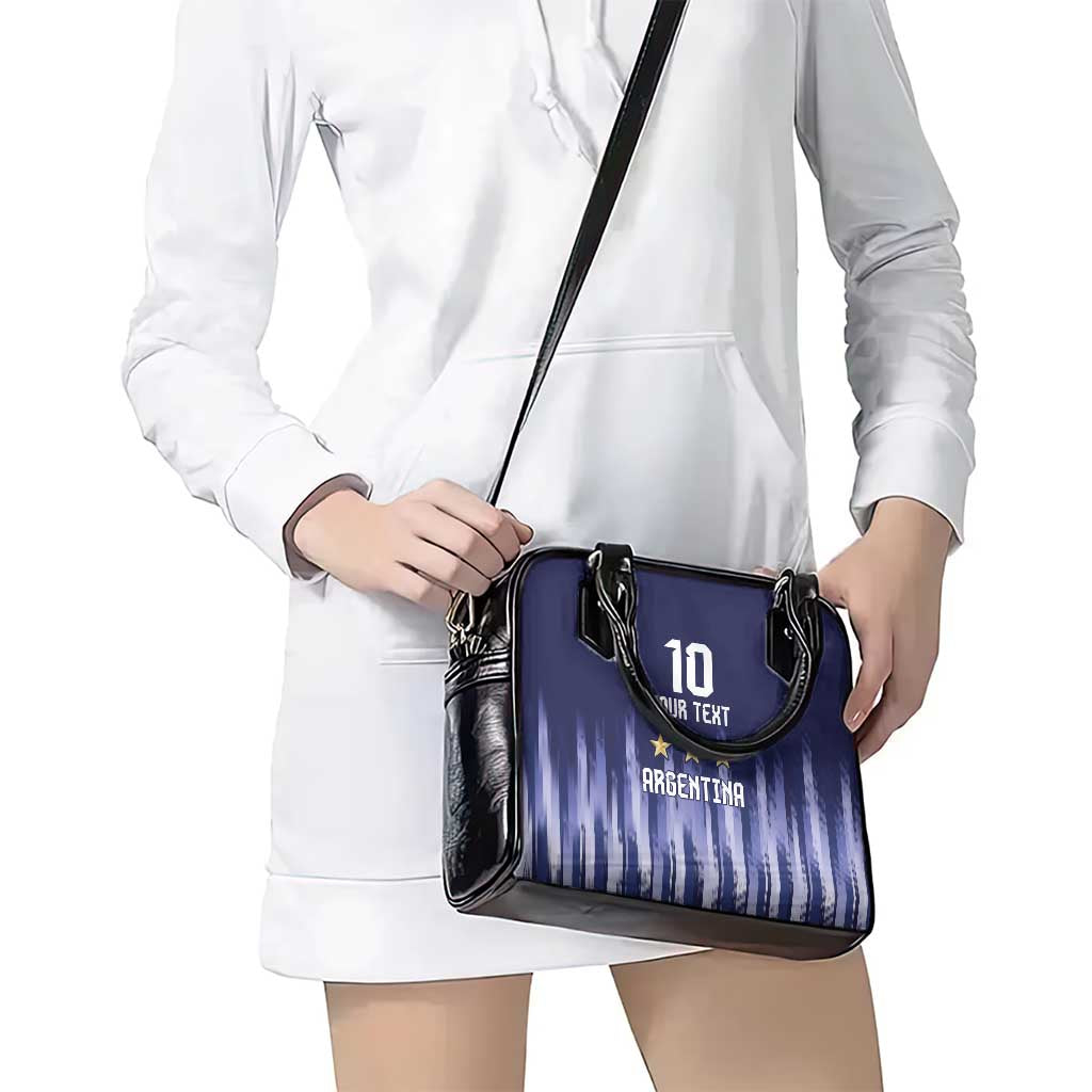 Argentina Football Custom Shoulder Handbag Vamos La Albiceleste Vintage LT9