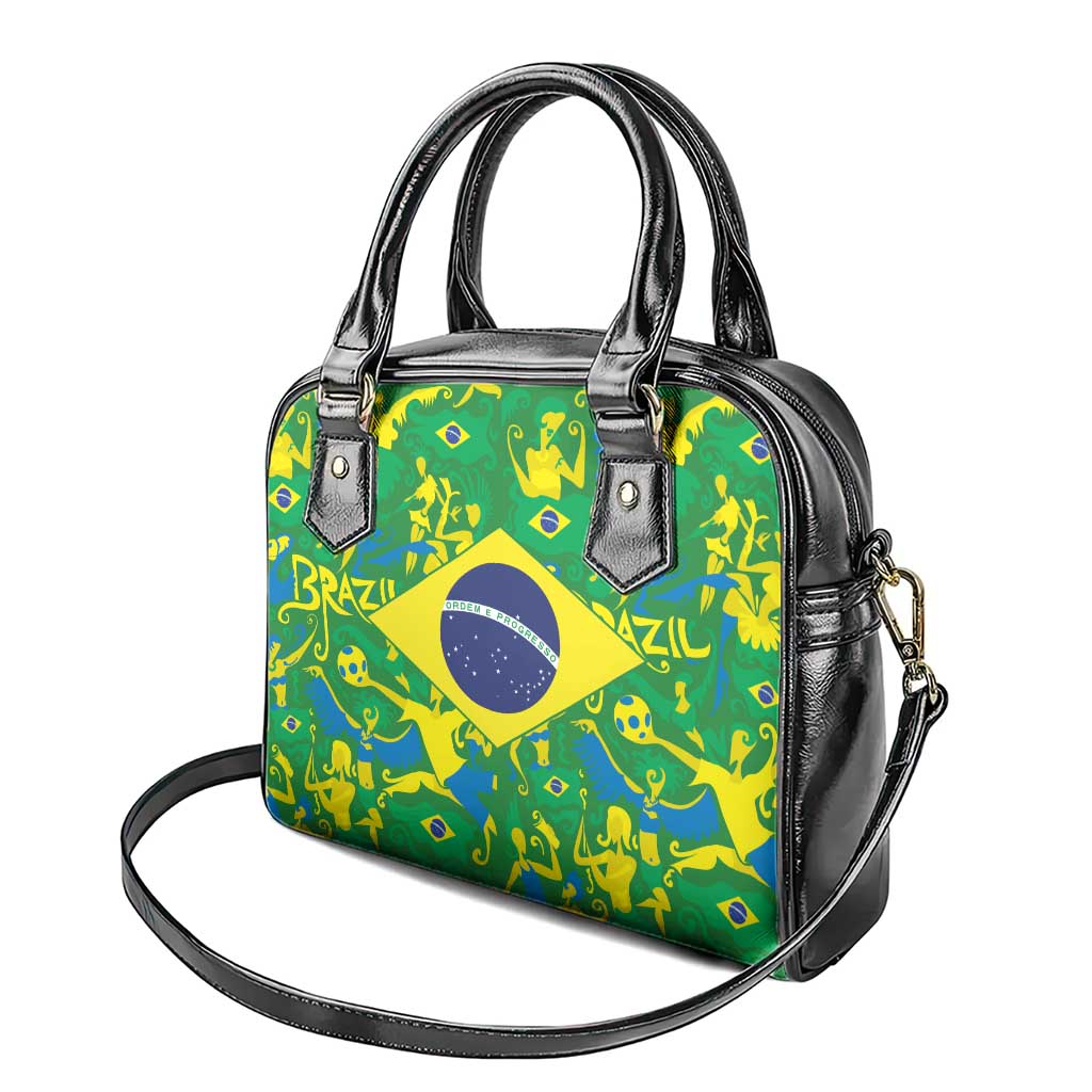 Brazil Ordem e Progresso Shoulder Handbag Native Brasil Mixed Together LT9