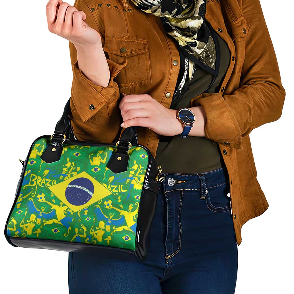 Brazil Ordem e Progresso Shoulder Handbag Native Brasil Mixed Together LT9