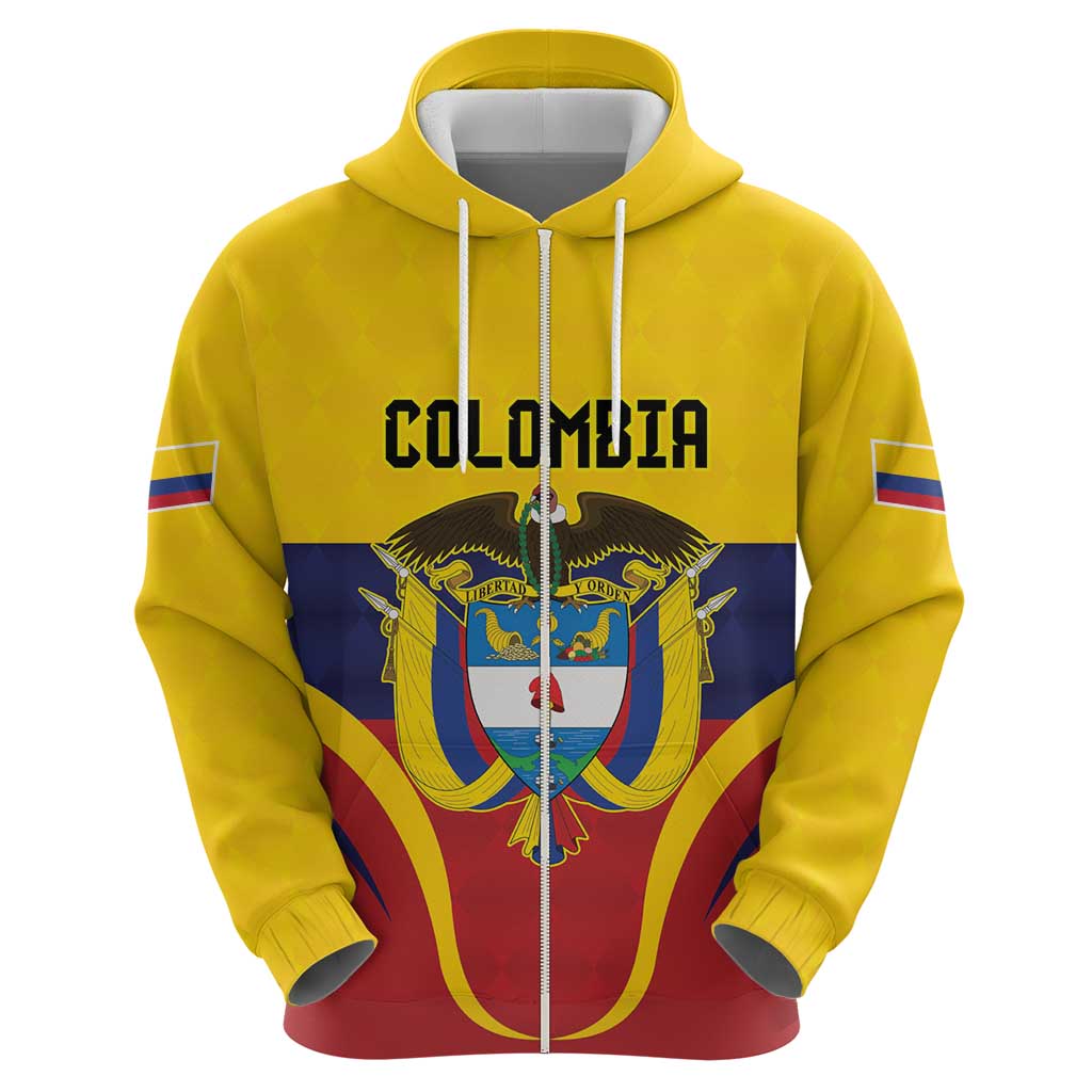 Colombia Football Custom Hoodie Come On Los Cafeteros Flag Style LT9