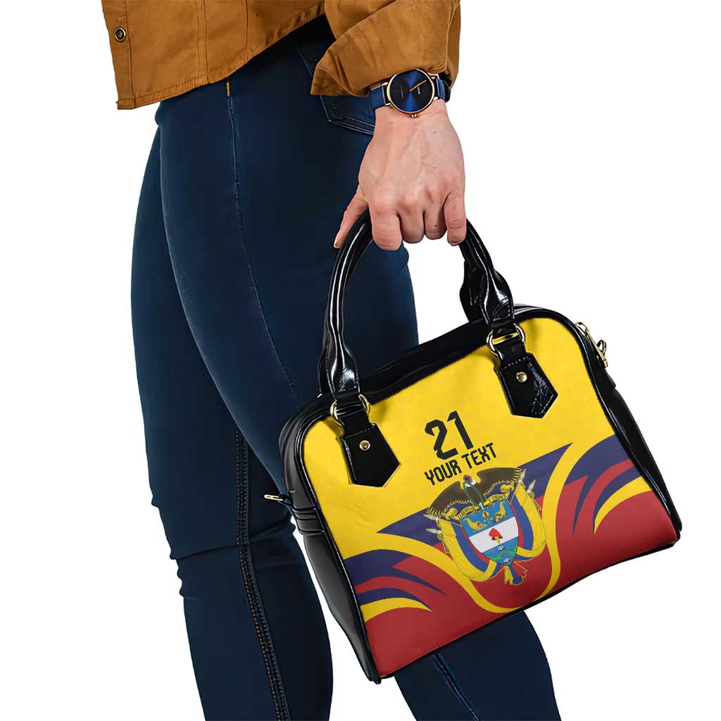 Colombia Football Custom Shoulder Handbag Come On Los Cafeteros Flag Style LT9