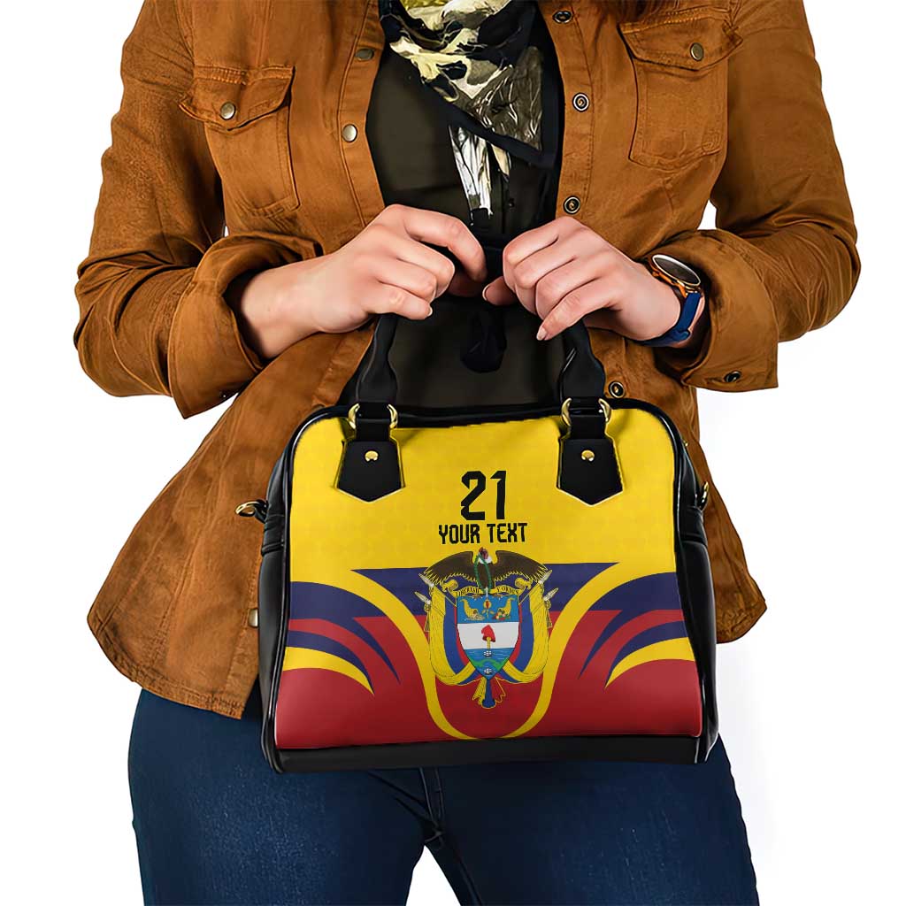Colombia Football Custom Shoulder Handbag Come On Los Cafeteros Flag Style LT9