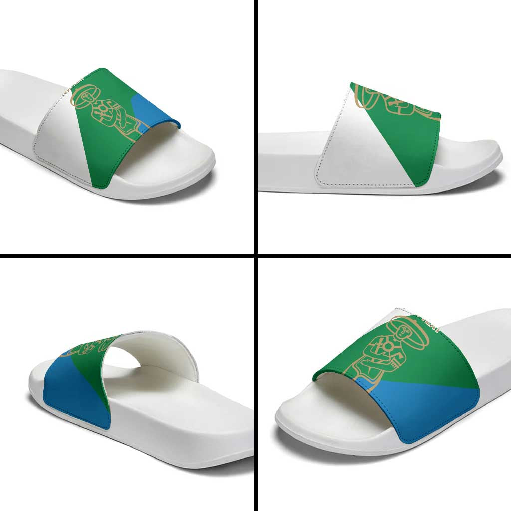 Personalized Italy Abruzzo Slide Sandals Inspiration Flags Style LT9