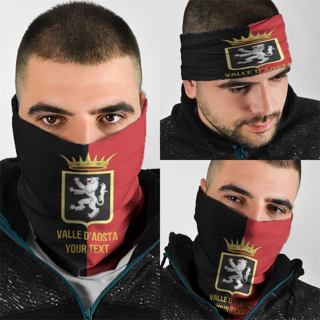 Personalized Italy Aosta Valley Neck Gaiter Inspiration Flags Style LT9