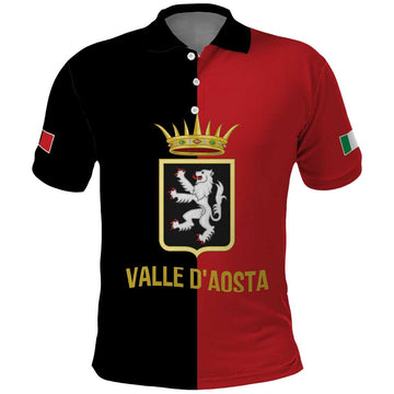 Personalized Italy Aosta Valley Polo Shirt Inspiration Flags Style LT9