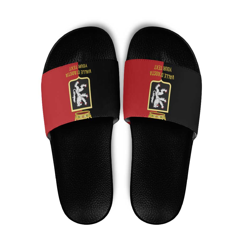 Personalized Italy Aosta Valley Slide Sandals Inspiration Flags Style LT9