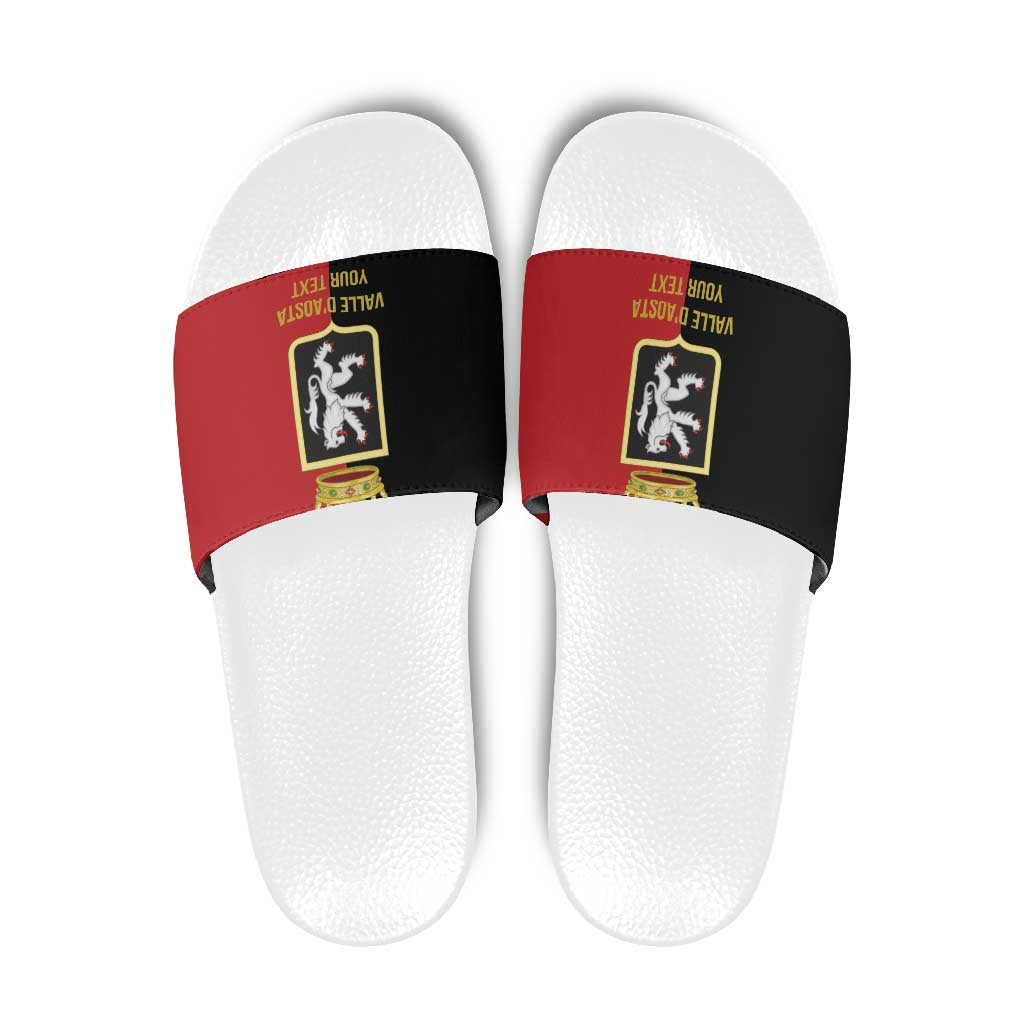Personalized Italy Aosta Valley Slide Sandals Inspiration Flags Style LT9