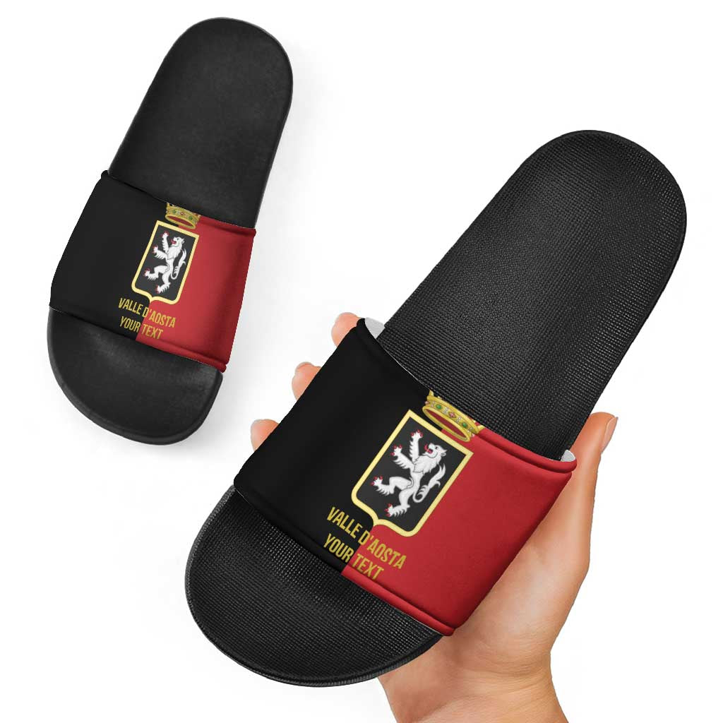 Personalized Italy Aosta Valley Slide Sandals Inspiration Flags Style LT9