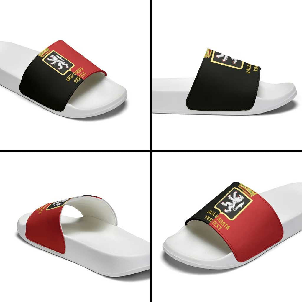 Personalized Italy Aosta Valley Slide Sandals Inspiration Flags Style LT9