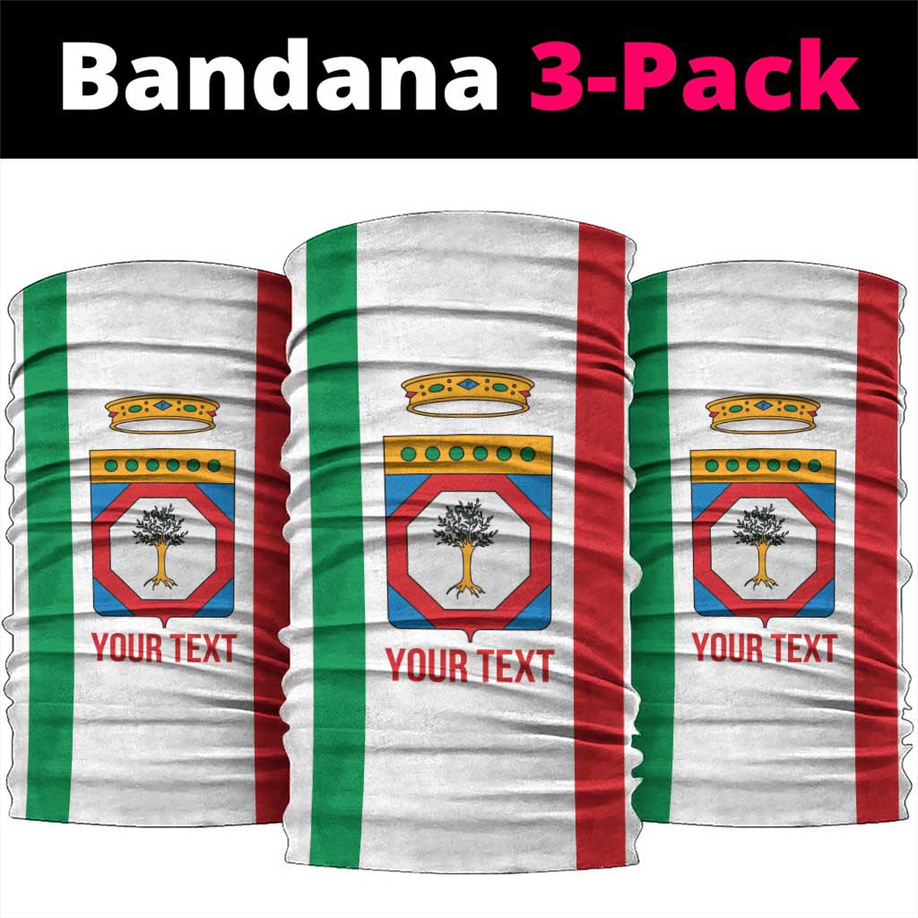 Personalized Italy Apulia Neck Gaiter Inspiration Flags Style LT9