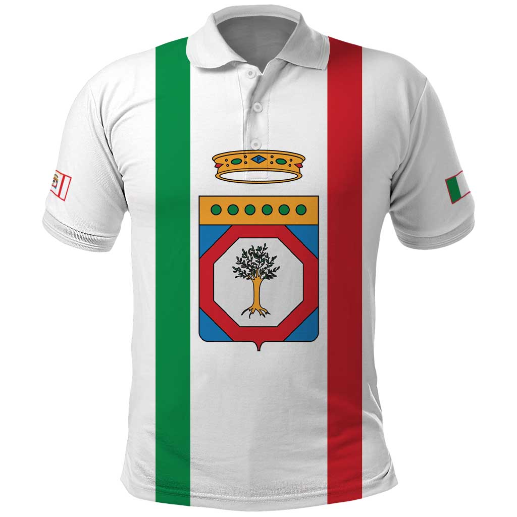Personalized Italy Apulia Polo Shirt Inspiration Flags Style LT9
