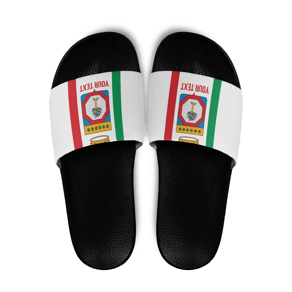 Personalized Italy Apulia Slide Sandals Inspiration Flags Style LT9