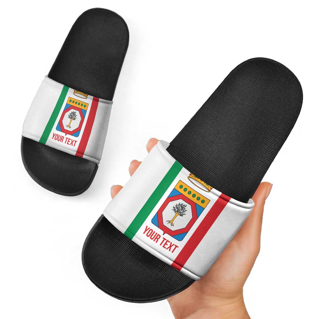 Personalized Italy Apulia Slide Sandals Inspiration Flags Style LT9