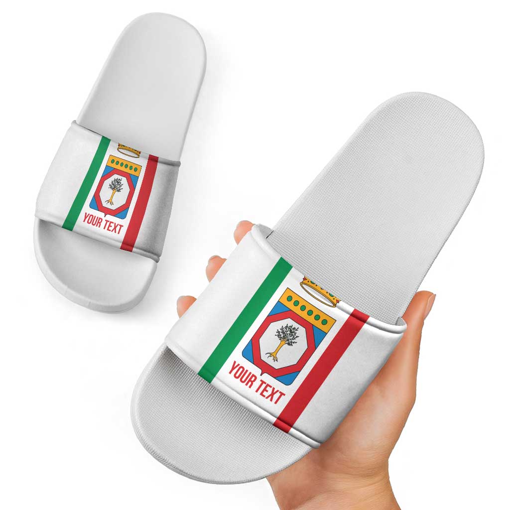 Personalized Italy Apulia Slide Sandals Inspiration Flags Style LT9