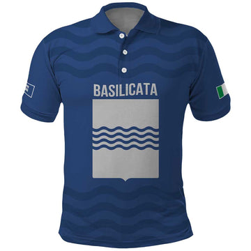 Personalized Italy Basilicata Polo Shirt Inspiration Flags Style LT9