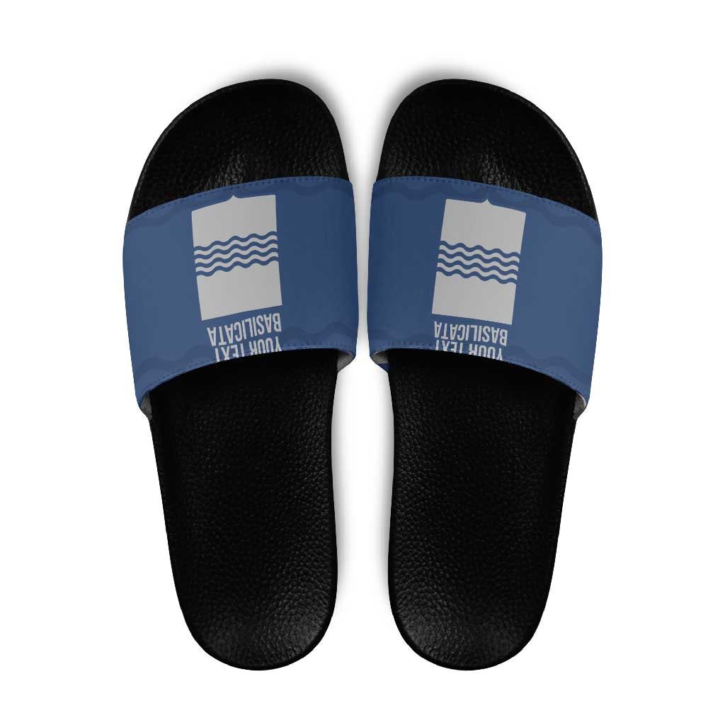 Personalized Italy Basilicata Slide Sandals Inspiration Flags Style LT9