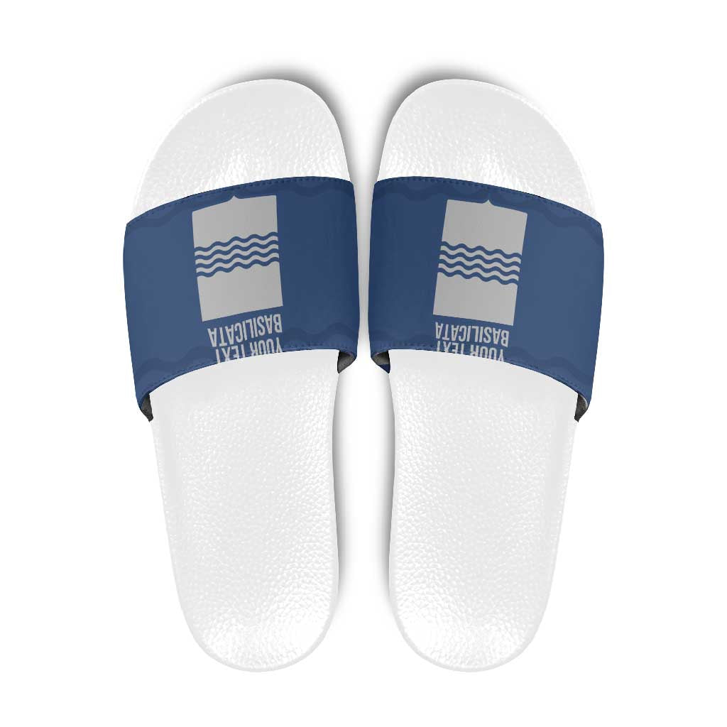 Personalized Italy Basilicata Slide Sandals Inspiration Flags Style LT9
