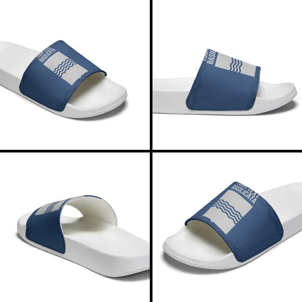 Personalized Italy Basilicata Slide Sandals Inspiration Flags Style LT9