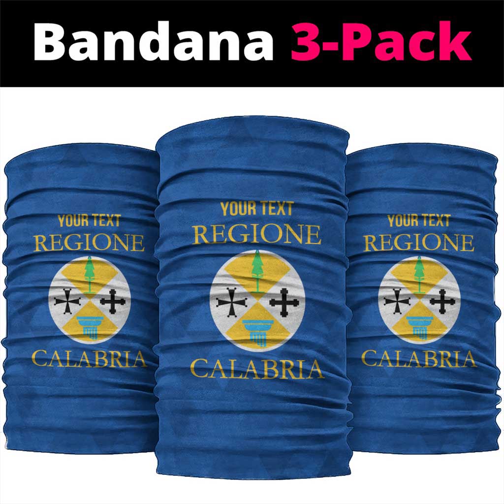 Personalized Italy Calabria Neck Gaiter Inspiration Flags Style LT9