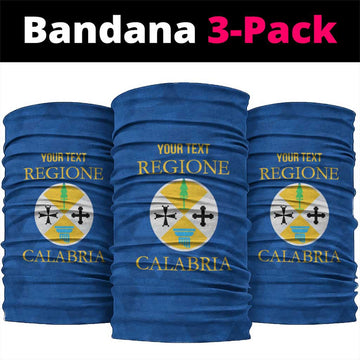 Personalized Italy Calabria Neck Gaiter Inspiration Flags Style LT9