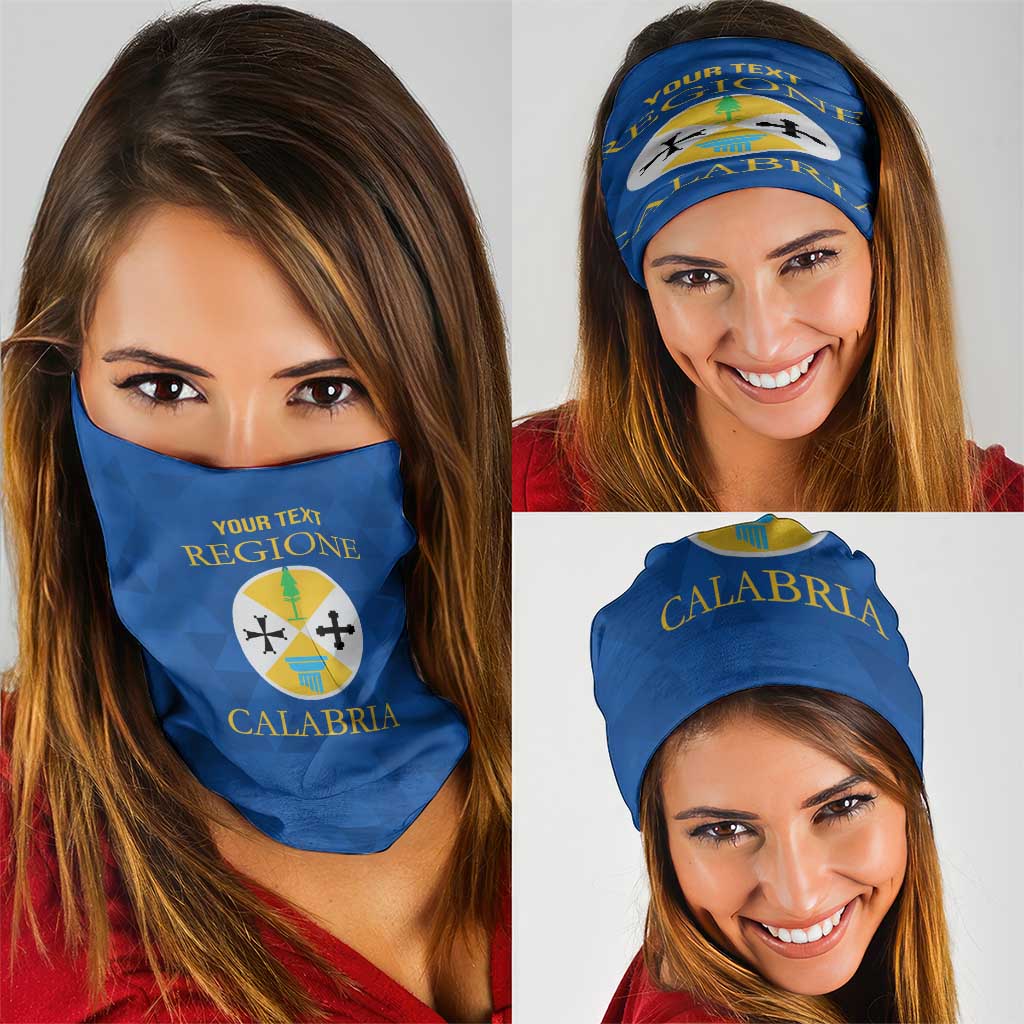 Personalized Italy Calabria Neck Gaiter Inspiration Flags Style LT9