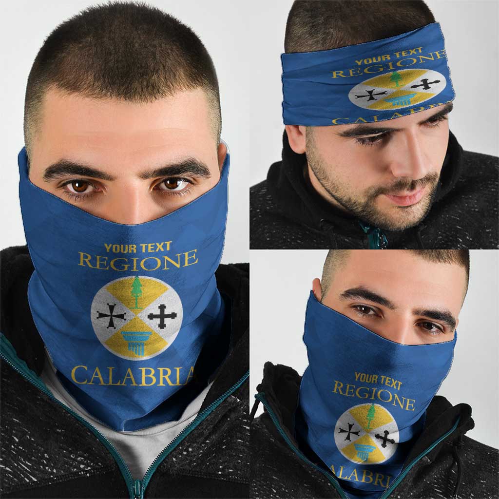 Personalized Italy Calabria Neck Gaiter Inspiration Flags Style LT9
