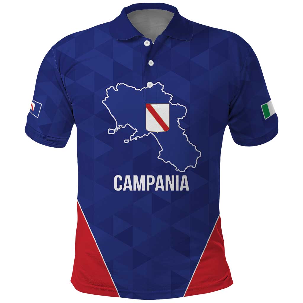 Personalized Italy Campania Polo Shirt Inspiration Flags Style LT9
