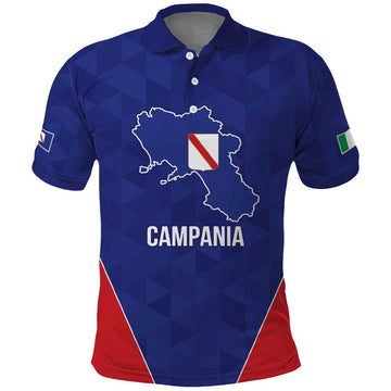 Personalized Italy Campania Polo Shirt Inspiration Flags Style LT9