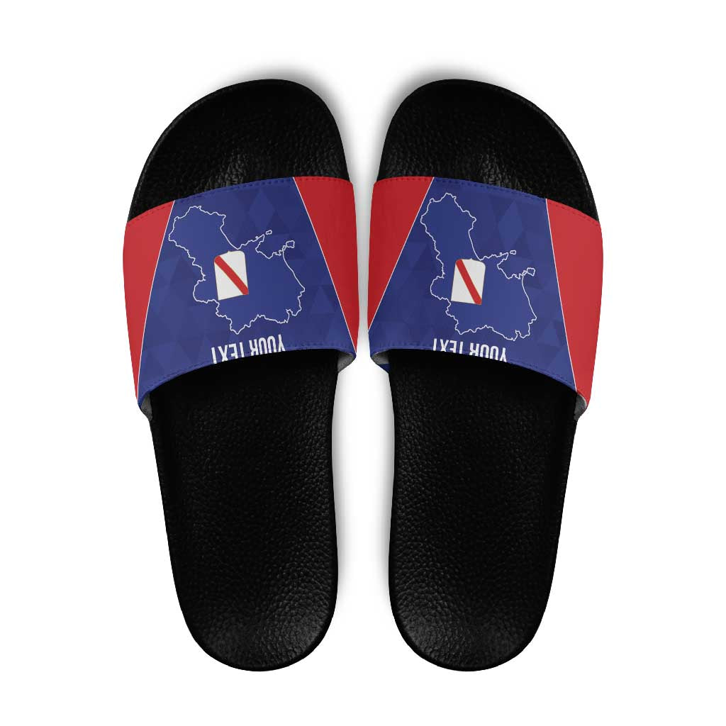 Personalized Italy Campania Slide Sandals Inspiration Flags Style LT9