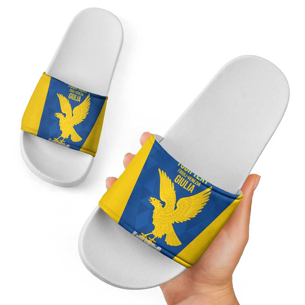 Personalized Italy Friuli-Venezia Giulia Slide Sandals Inspiration Flags Style LT9