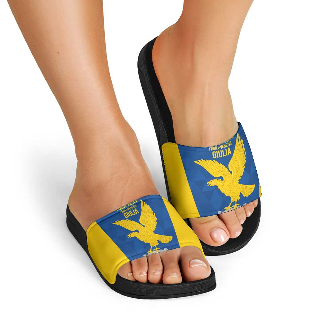 Personalized Italy Friuli-Venezia Giulia Slide Sandals Inspiration Flags Style LT9