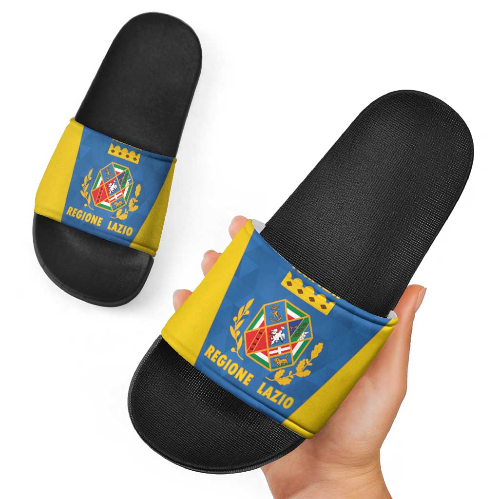 Personalized Italy Lazio Slide Sandals Inspiration Flags Style LT9