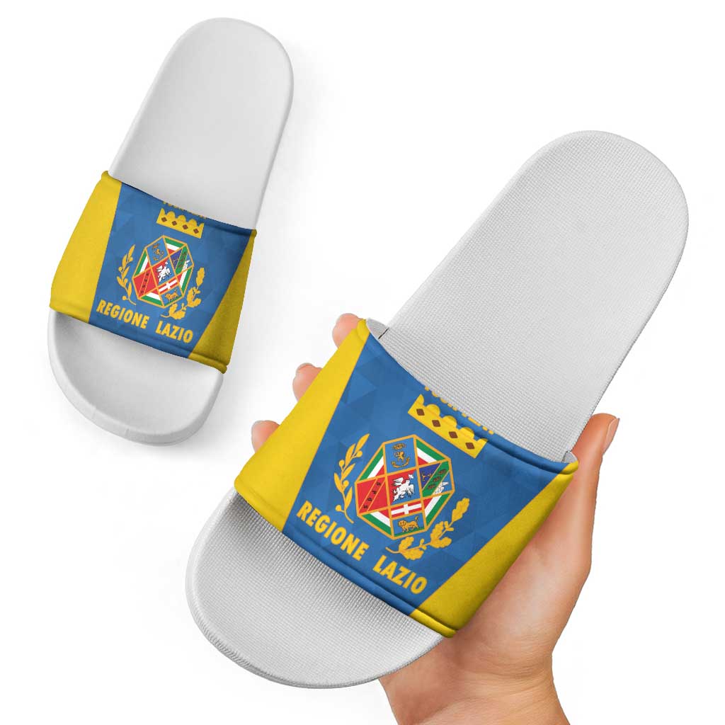 Personalized Italy Lazio Slide Sandals Inspiration Flags Style LT9