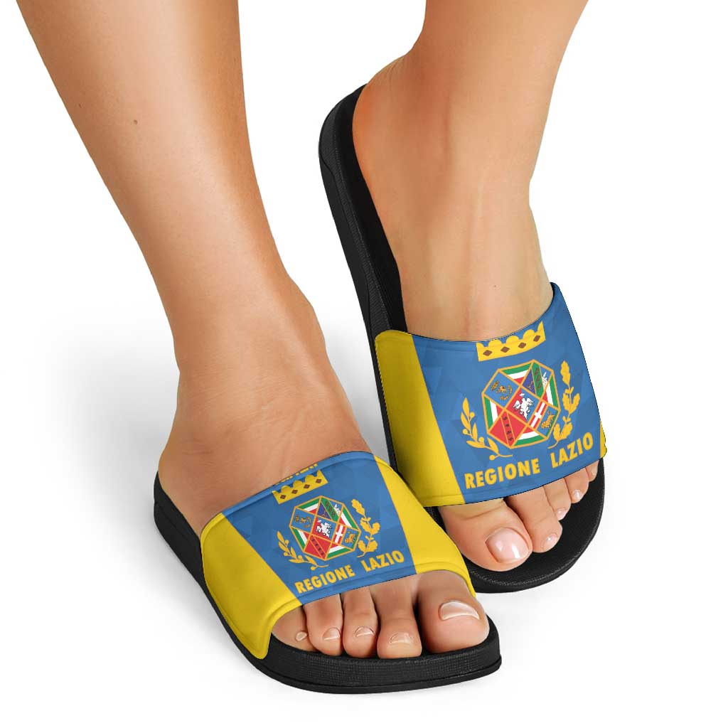 Personalized Italy Lazio Slide Sandals Inspiration Flags Style LT9
