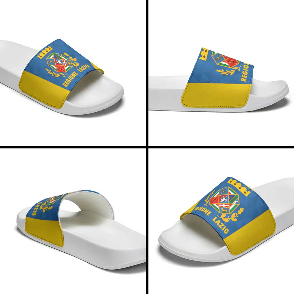 Personalized Italy Lazio Slide Sandals Inspiration Flags Style LT9