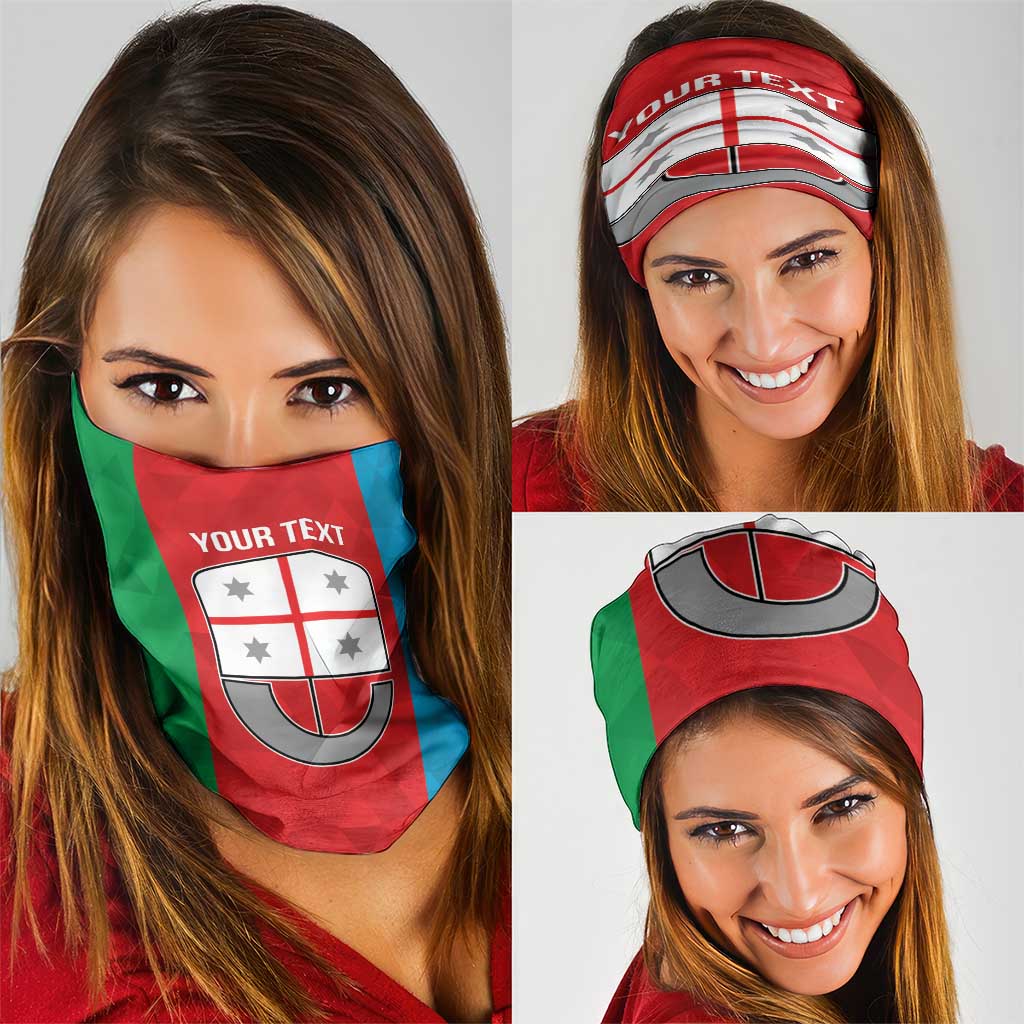 Personalized Italy Liguria Neck Gaiter Inspiration Flags Style LT9