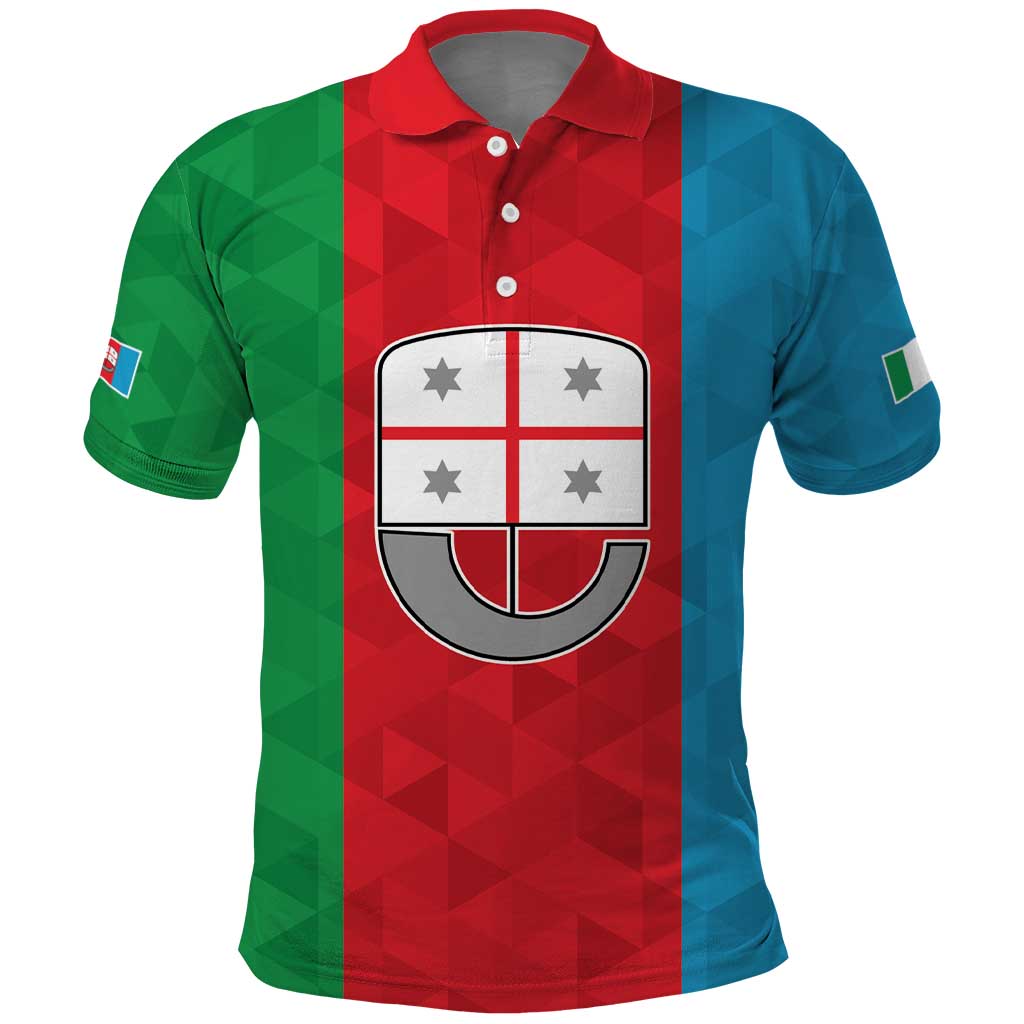 Personalized Italy Liguria Polo Shirt Inspiration Flags Style LT9