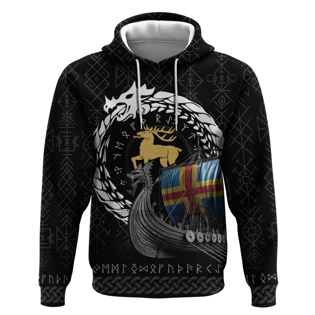 Aland Viking Drakkar Hoodie Viking Blood LT9