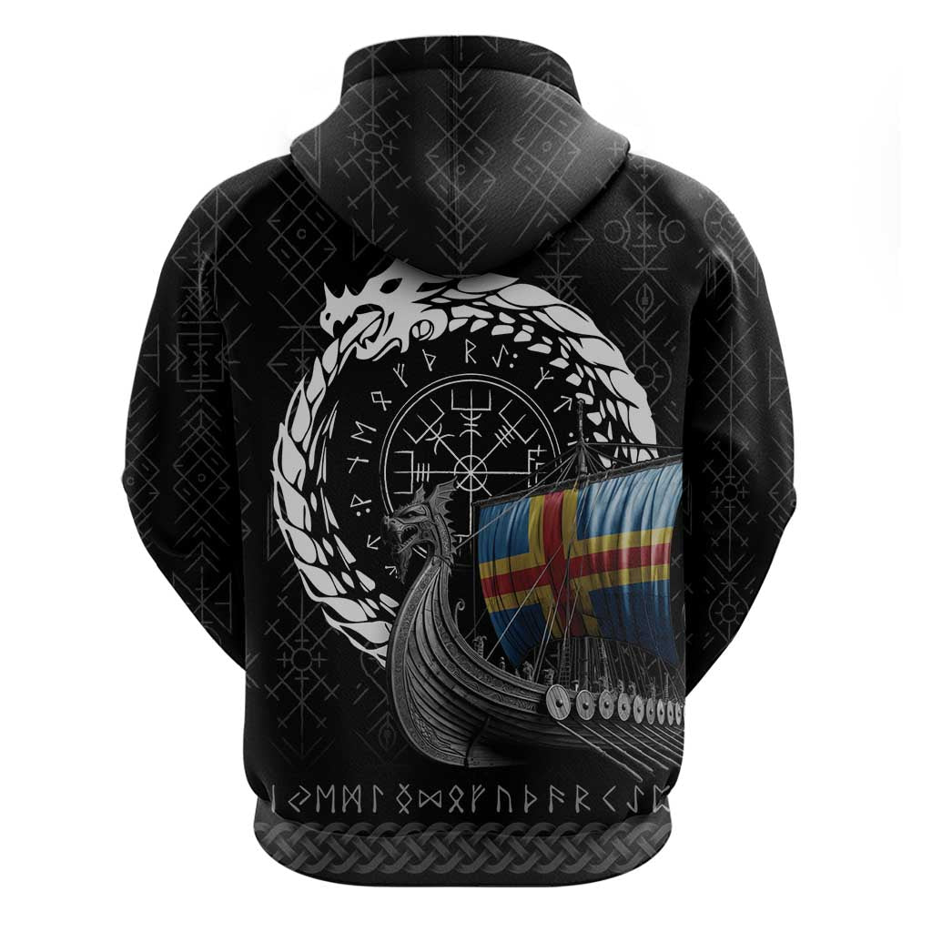 Aland Viking Drakkar Hoodie Viking Blood LT9