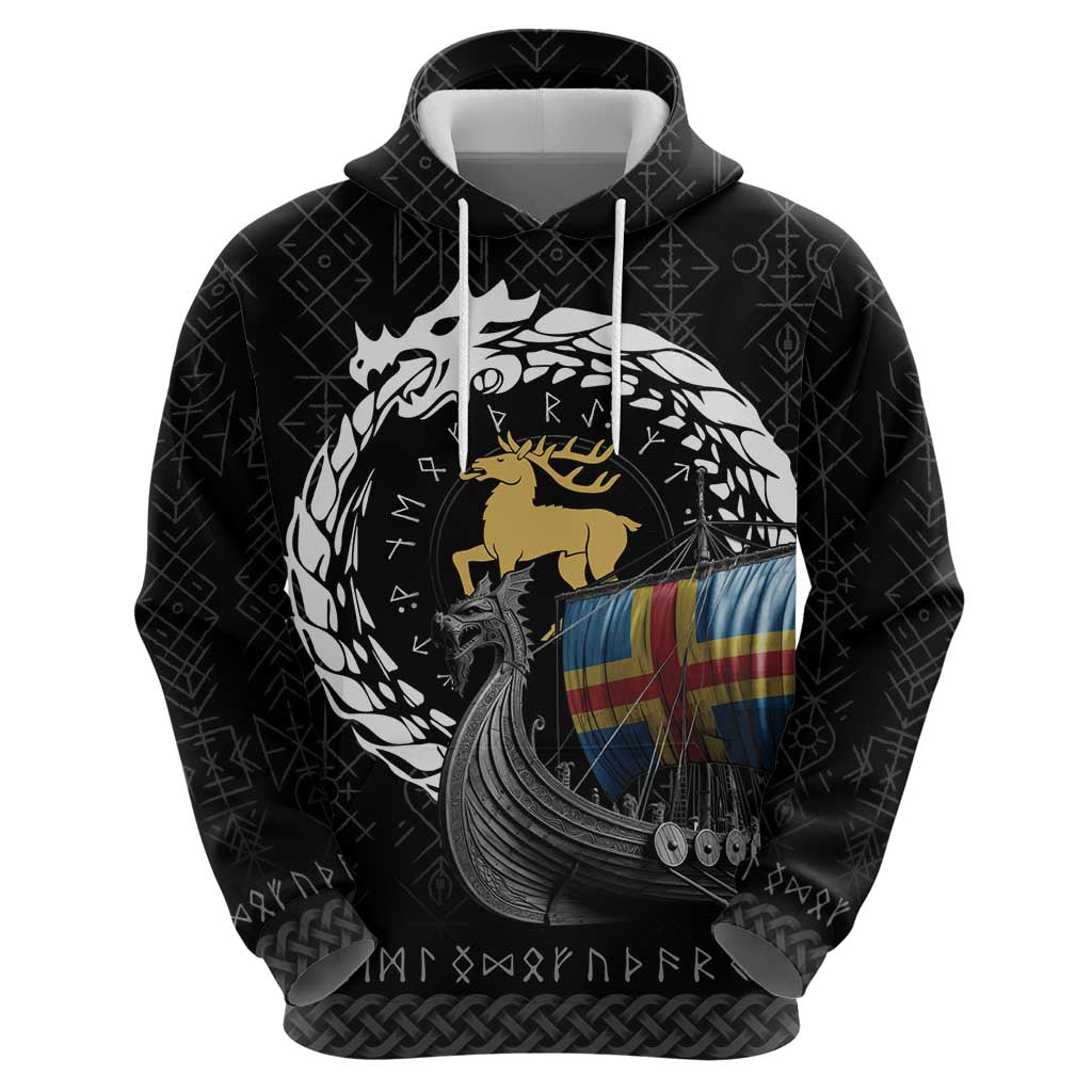 Aland Viking Drakkar Hoodie Viking Blood LT9