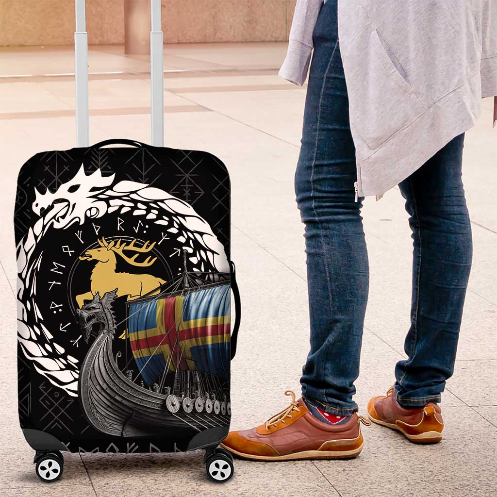 Aland Viking Drakkar Luggage Cover Viking Blood LT9