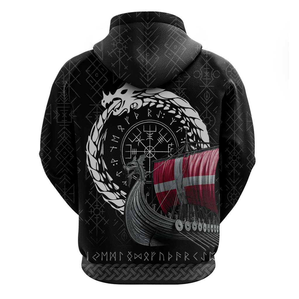Denmark Viking Drakkar Hoodie Viking Blood LT9