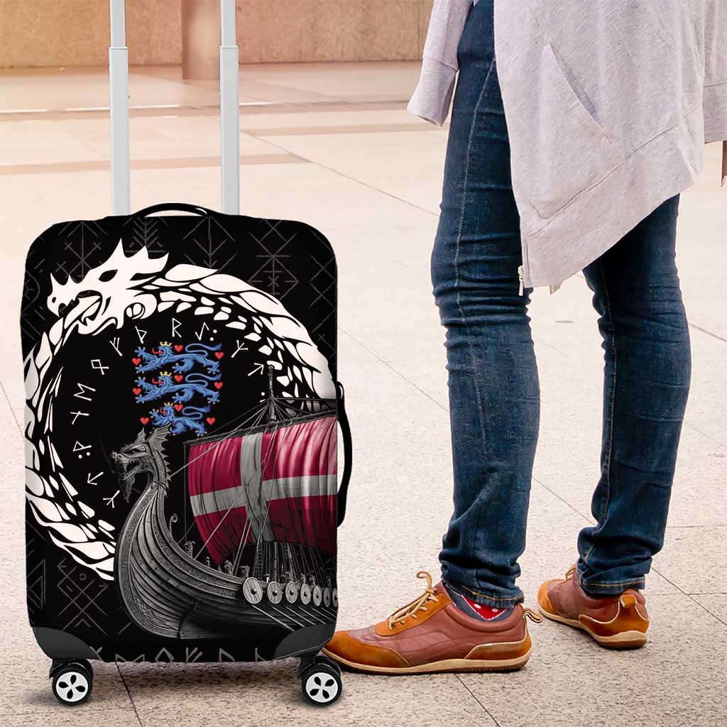 Denmark Viking Drakkar Luggage Cover Viking Blood LT9