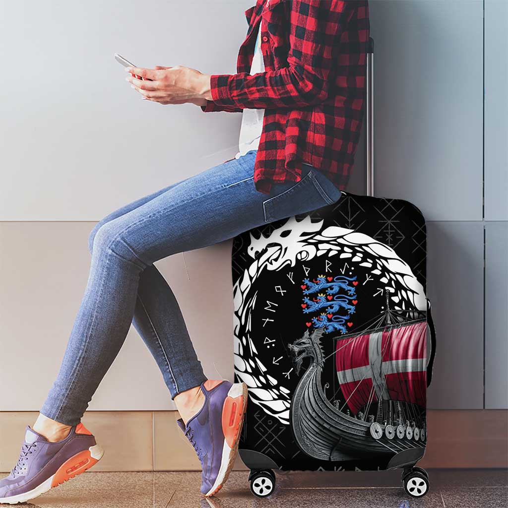 Denmark Viking Drakkar Luggage Cover Viking Blood LT9