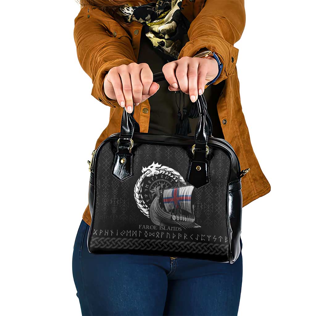Faroe Islands Viking Drakkar Shoulder Handbag Viking Blood LT9