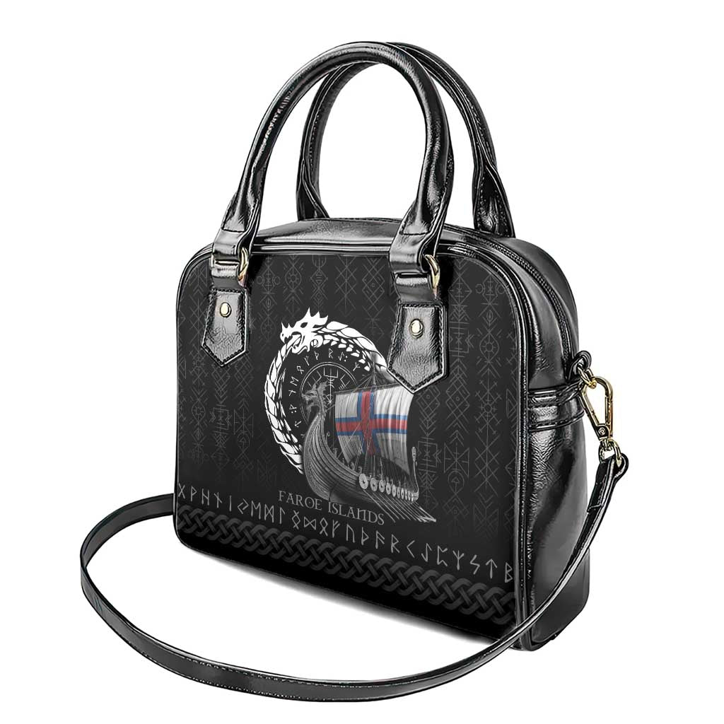Faroe Islands Viking Drakkar Shoulder Handbag Viking Blood LT9