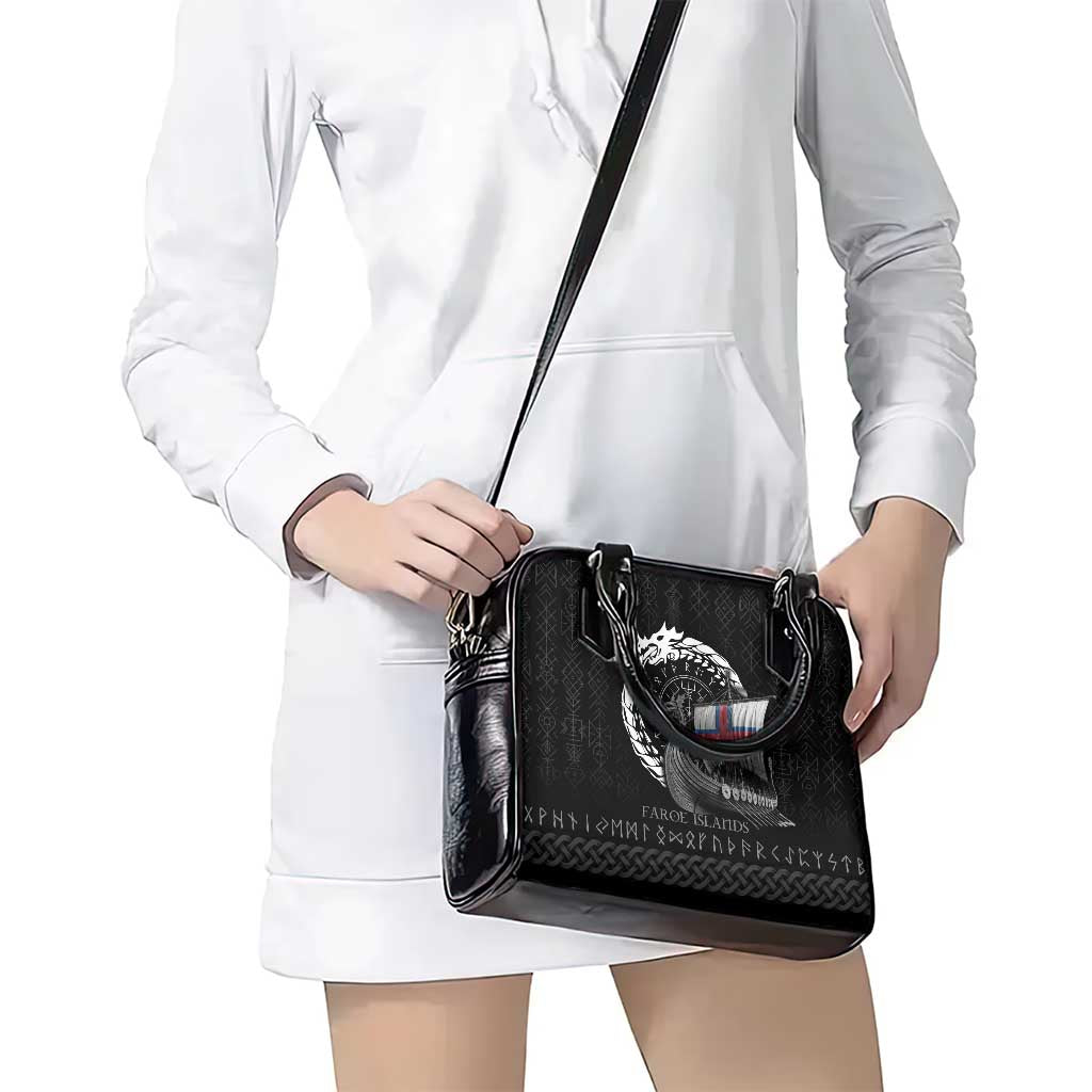 Faroe Islands Viking Drakkar Shoulder Handbag Viking Blood LT9