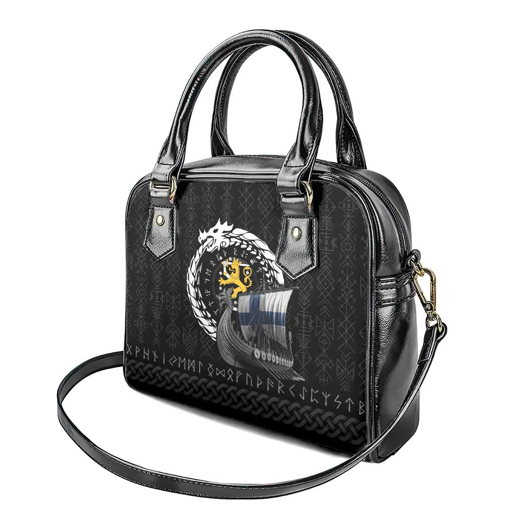 Finland Viking Drakkar Shoulder Handbag Viking Blood LT9