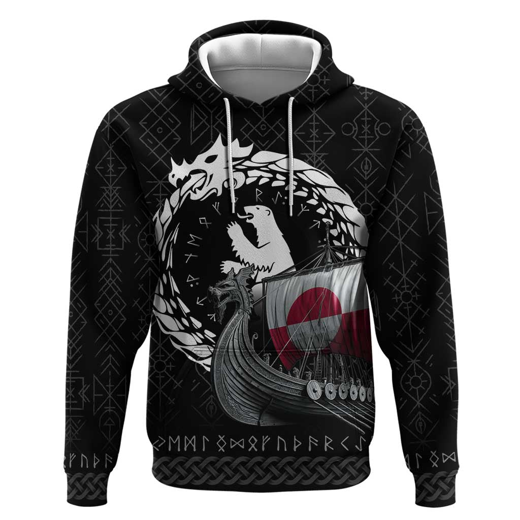 Greenland Viking Drakkar Hoodie Viking Blood LT9