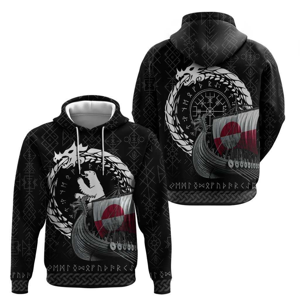 Greenland Viking Drakkar Hoodie Viking Blood LT9